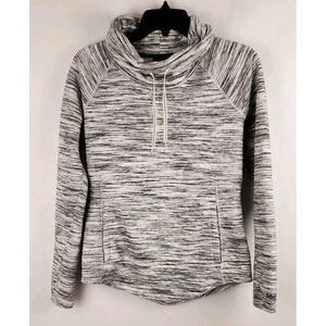 Marmot Annie‎ Long Sleeve Gray Quilted Funnel Neck Pullover Womens Size XS